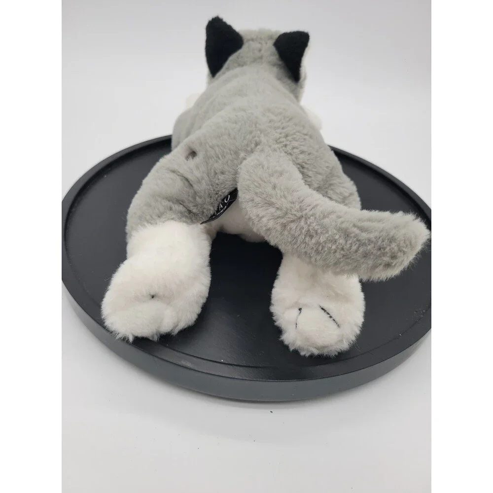 FAO Schwarz Plush Husky Wolf Dog 14